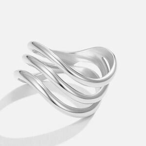 Kiya Layered Silver Ring